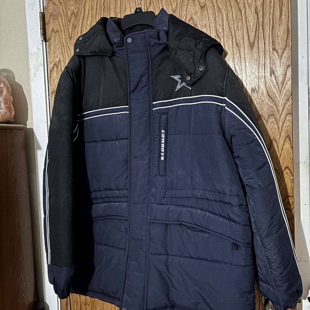 Reebok black and Navy Dallas cowboys stadium Jacket
